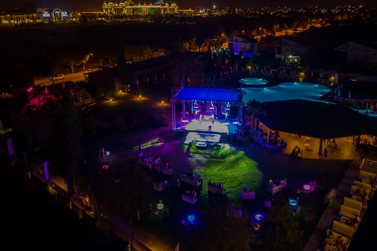 Evening show at the amphitheatre