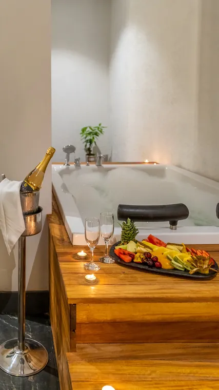 Spa ritual in the VIP suite
