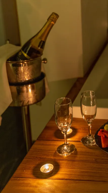 Spa ritual in the VIP suite