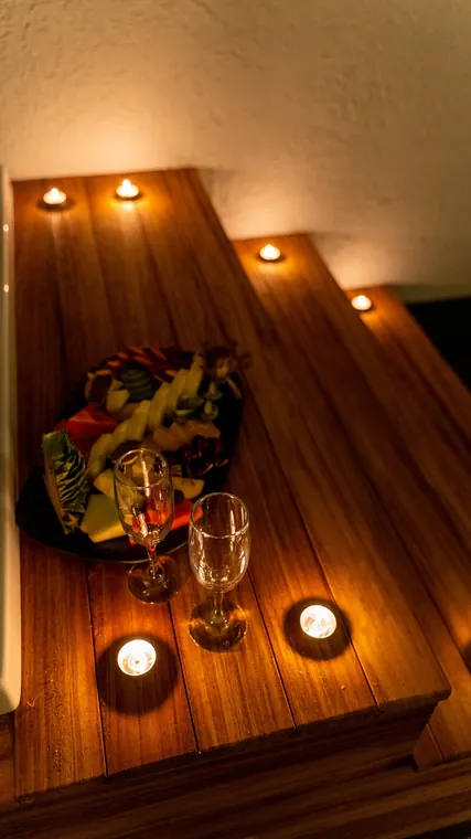 Spa ritual in the VIP suite