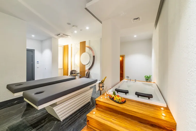 VIP spa suite with jacuzzi